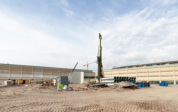 Spundwände Verriegelungsdichtungen im Hafenbau